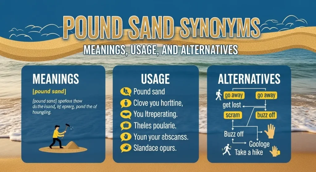 pound sand synonyms