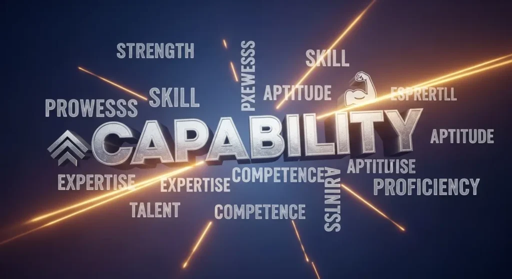 synonyms for capability
