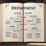 synonyms for department
