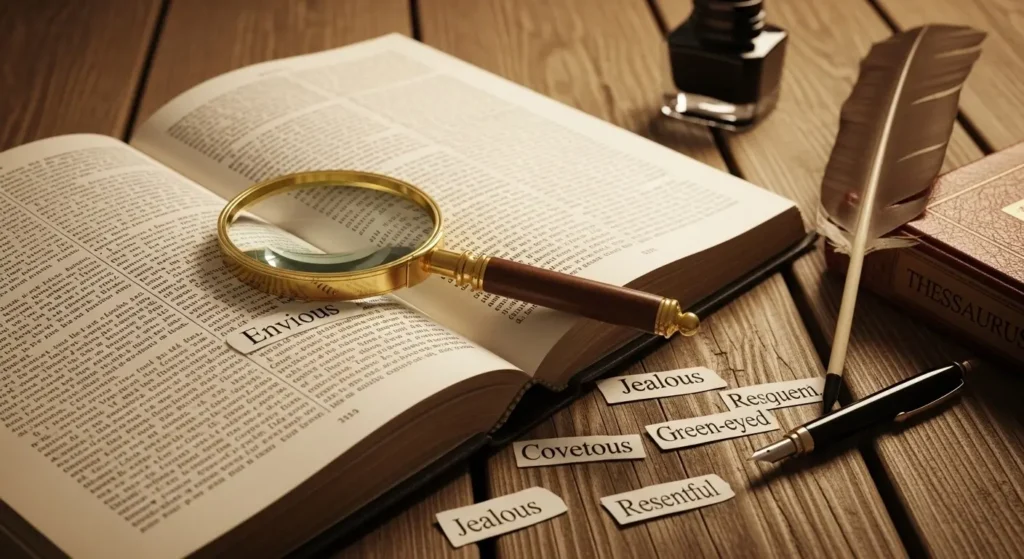 synonyms for envious