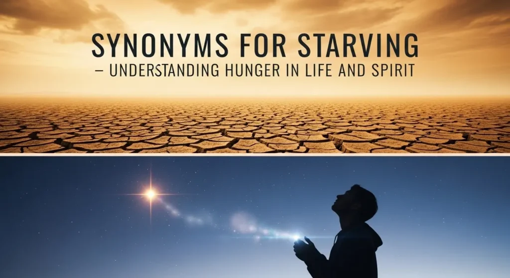 synonyms for starving
