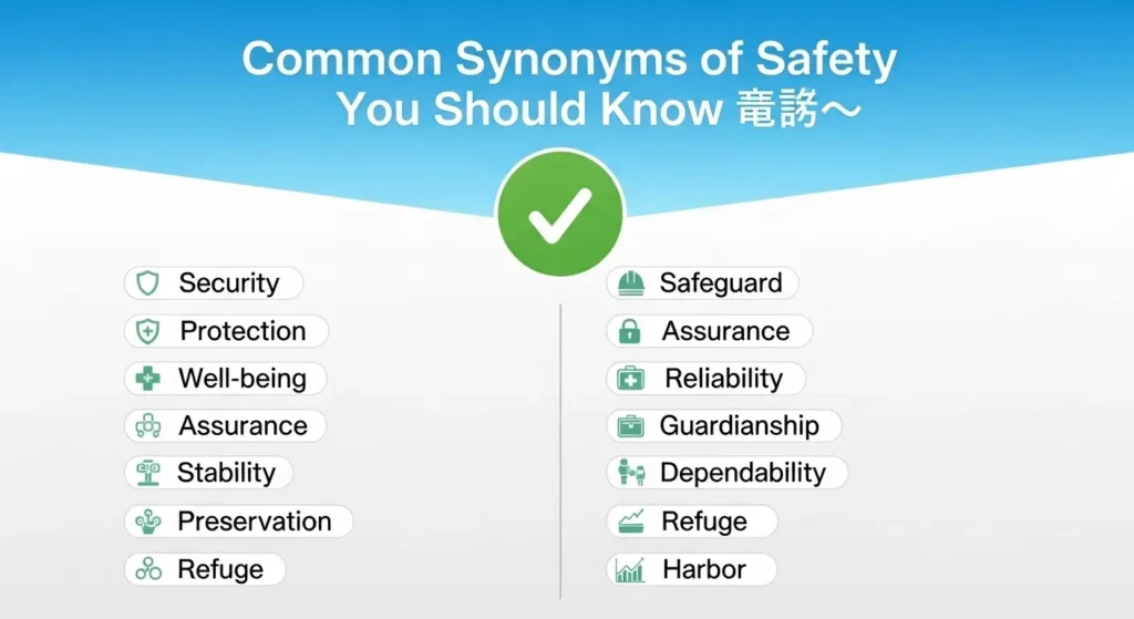 synonyms of safety