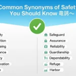 synonyms of safety