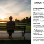 synonyms of situations