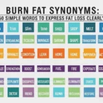 burn fat synonyms