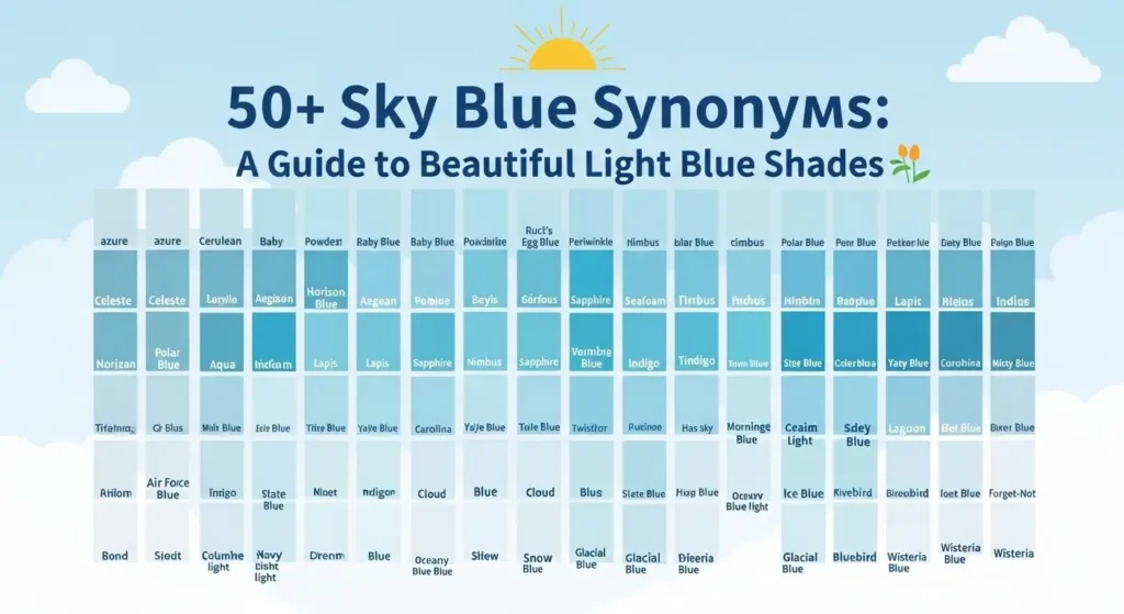 sky blue synonyms