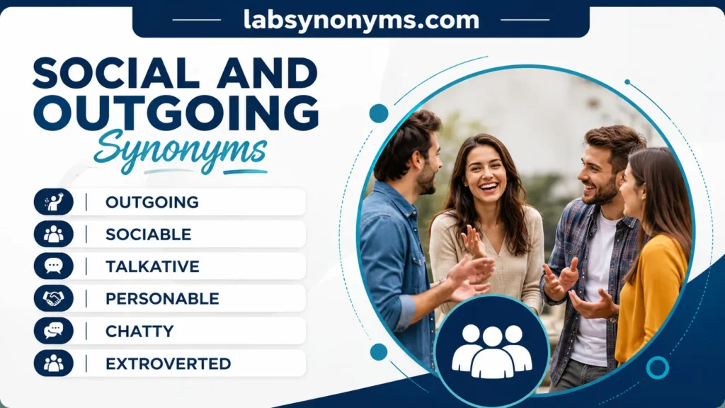 Social and Outgoing Synonyms