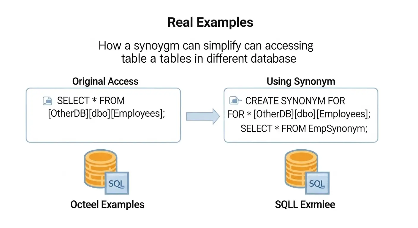 SQL Server Synonyms with Examples for Easy Understanding 📘