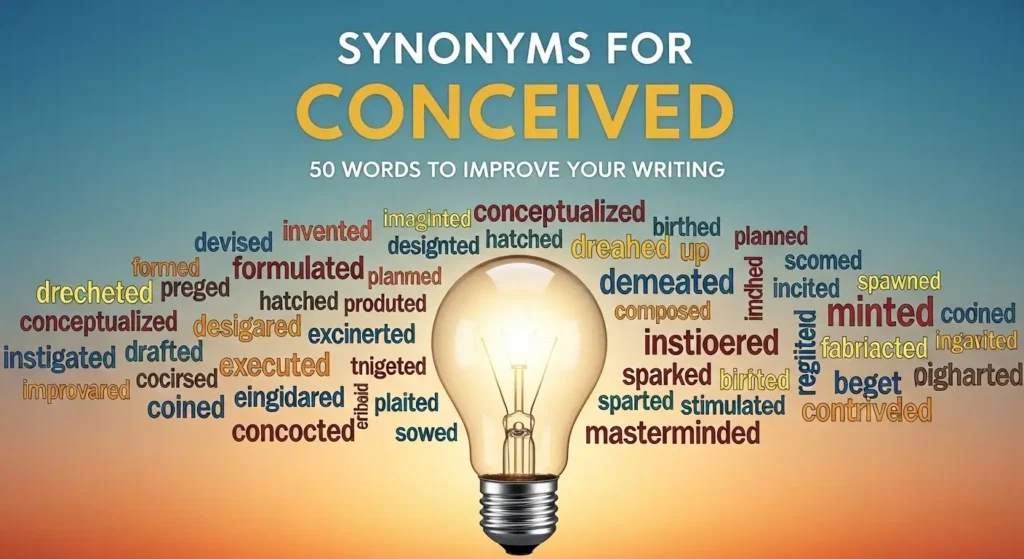 synonyms for conceived