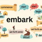synonyms for embark