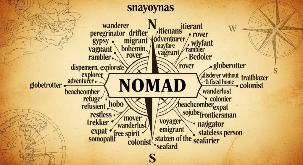 synonyms for nomad