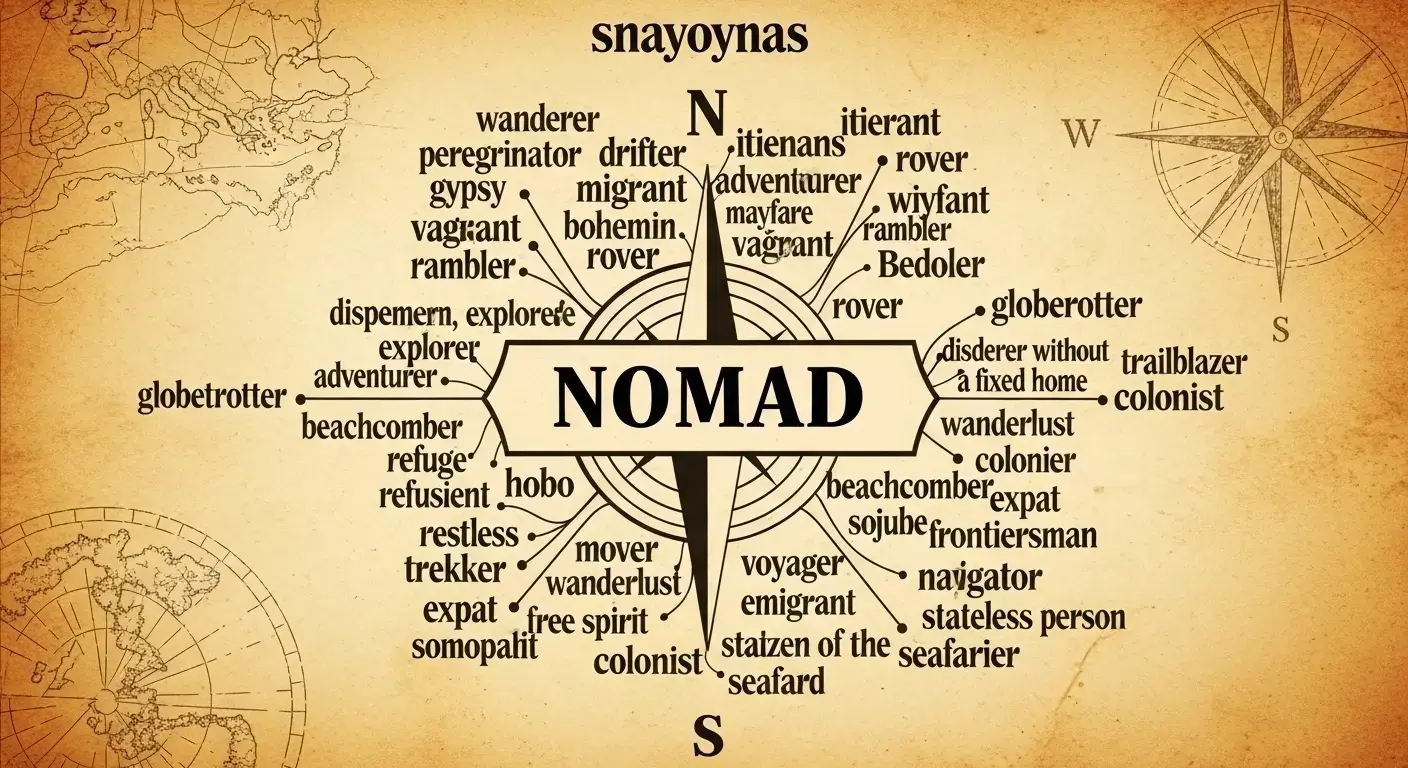 Synonyms for Nomad: 50+ Easy Words For Your Vocabulary