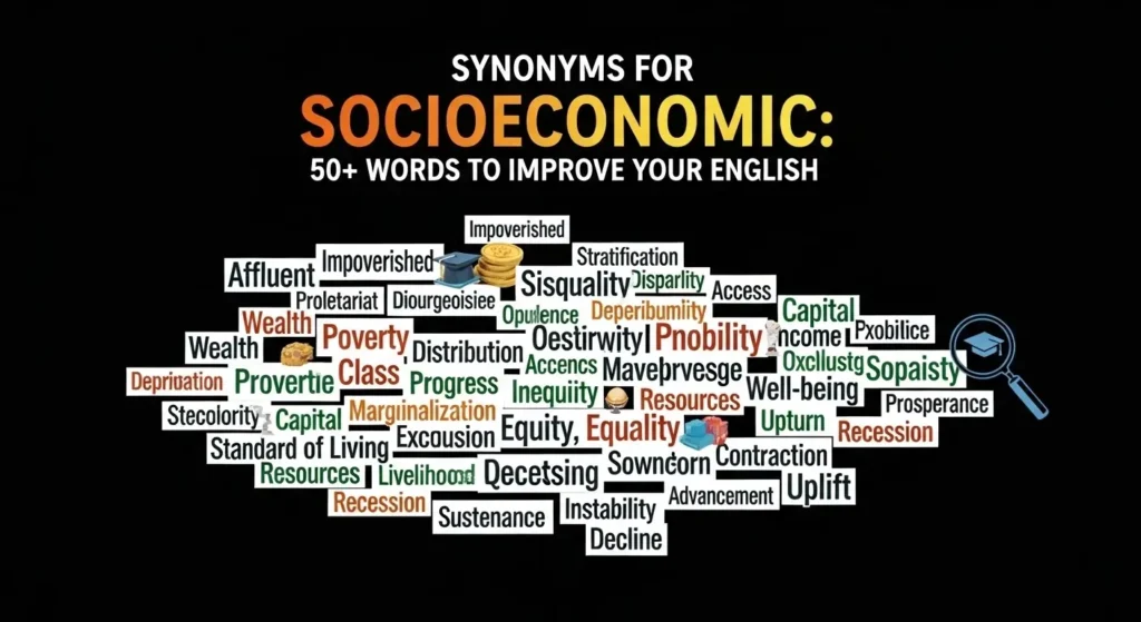 synonyms for socioeconomic