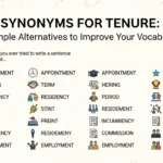 synonyms for tenure