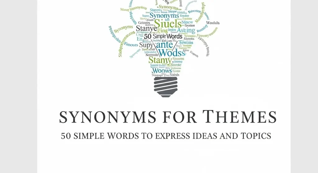 synonyms for themes