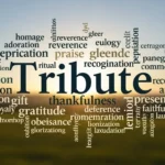 synonyms for tribute