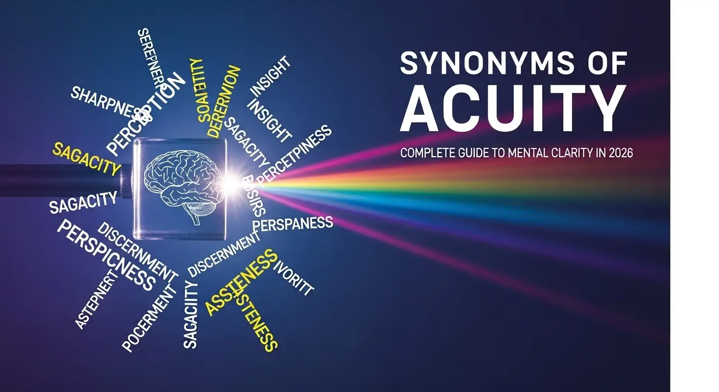 Synonyms of Acuity: Complete Guide to Mental Clarity in 2026
