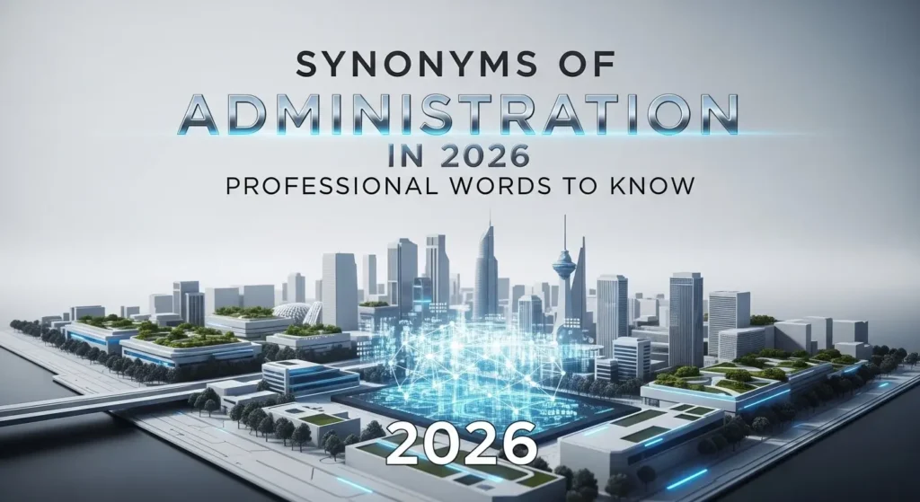 synonyms of administration