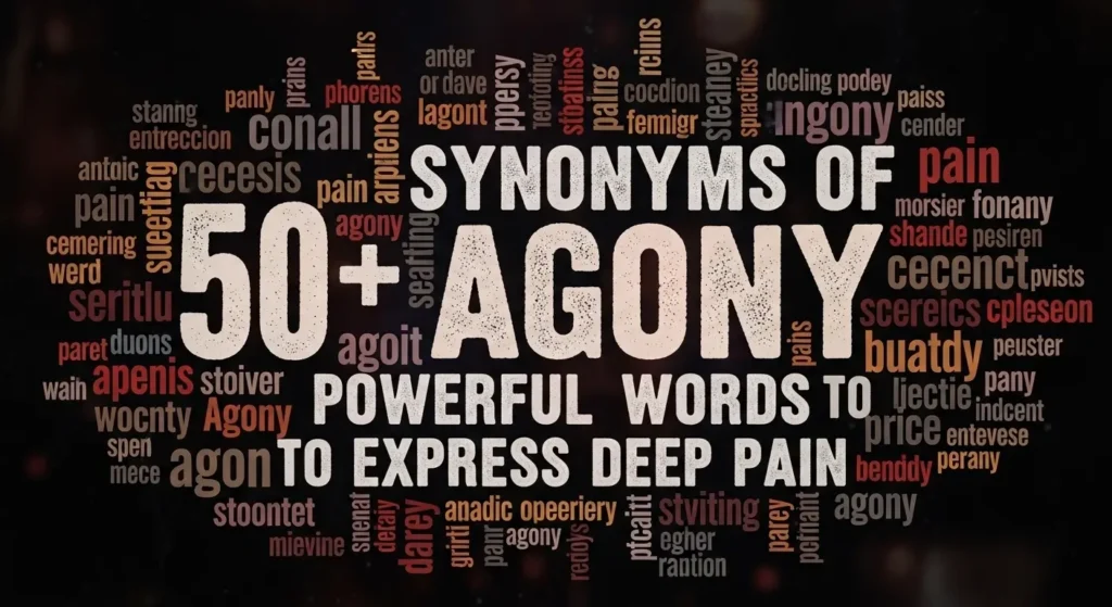 synonyms of agony