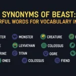 synonyms of beast