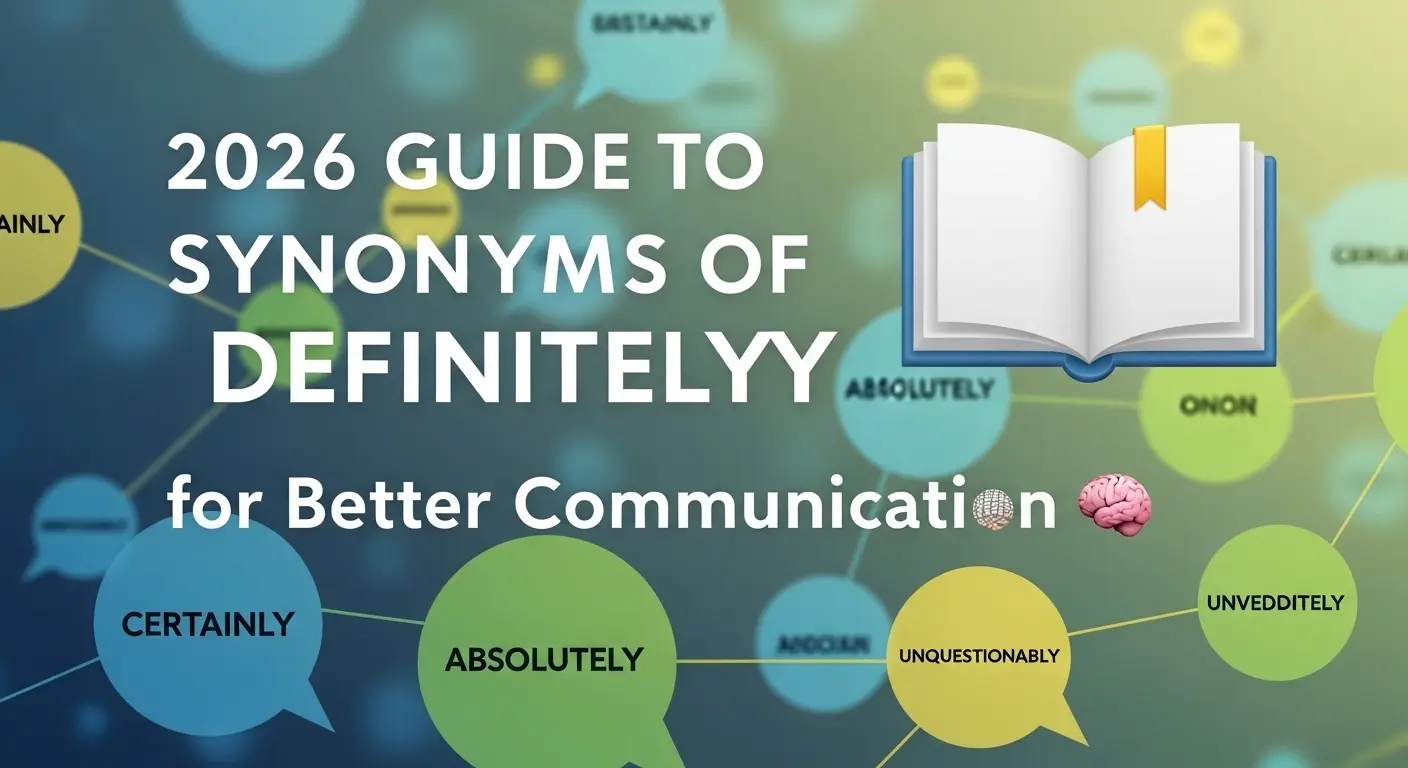 2026 Guide to Synonyms of Definitely for Better Communication 📚
