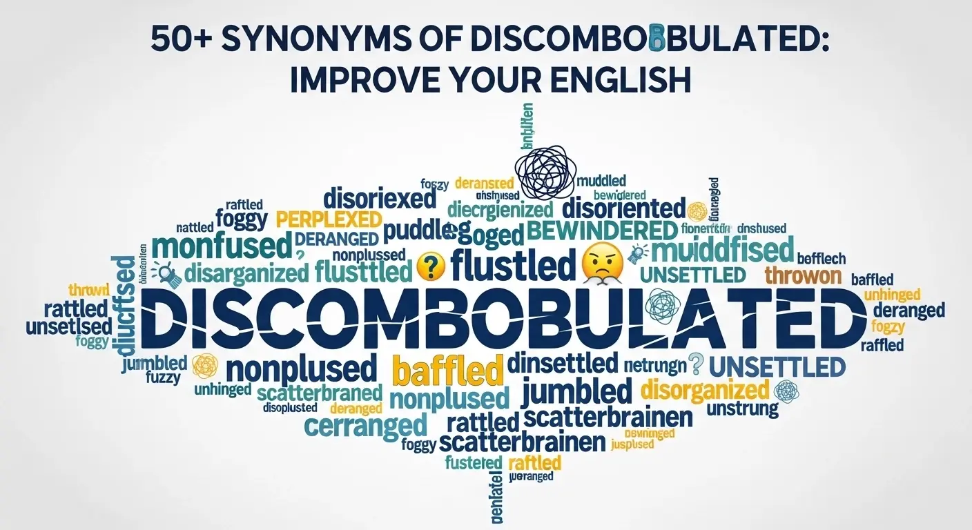 50+ Synonyms of Discombobulated: Improve Your English