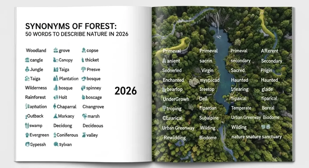synonyms of forest