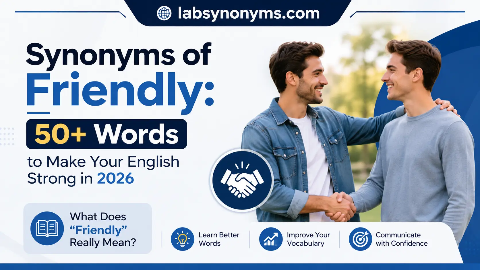 Synonyms of Friendly: 50+ Words to Make Your English Strong in 2026