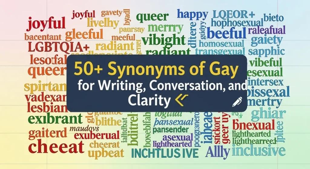 synonyms of gay