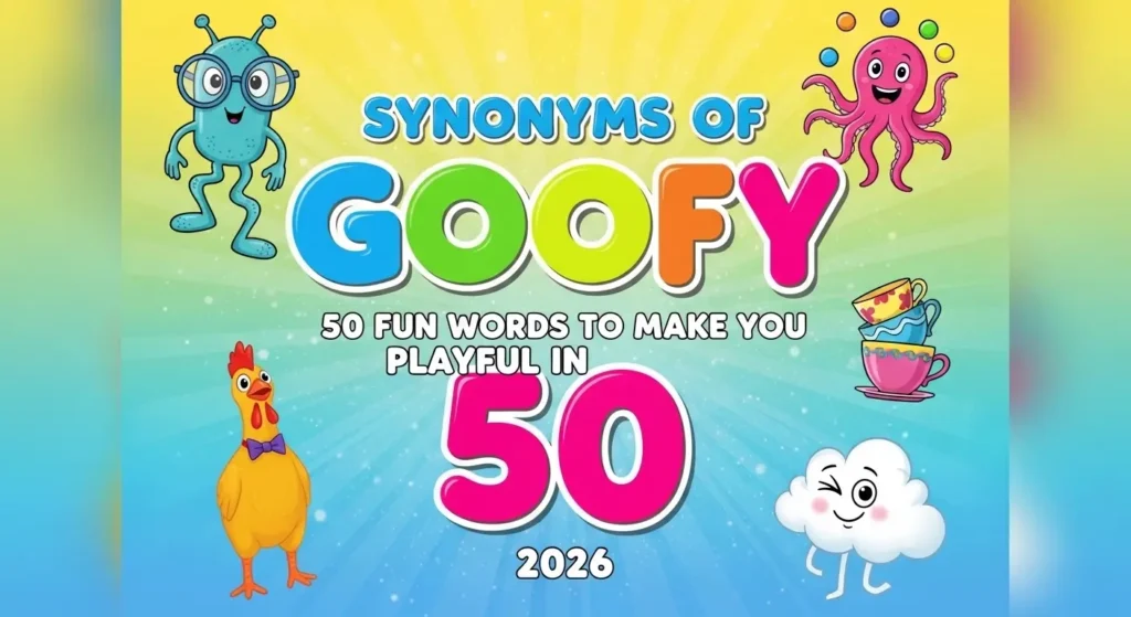 synonyms of goofy