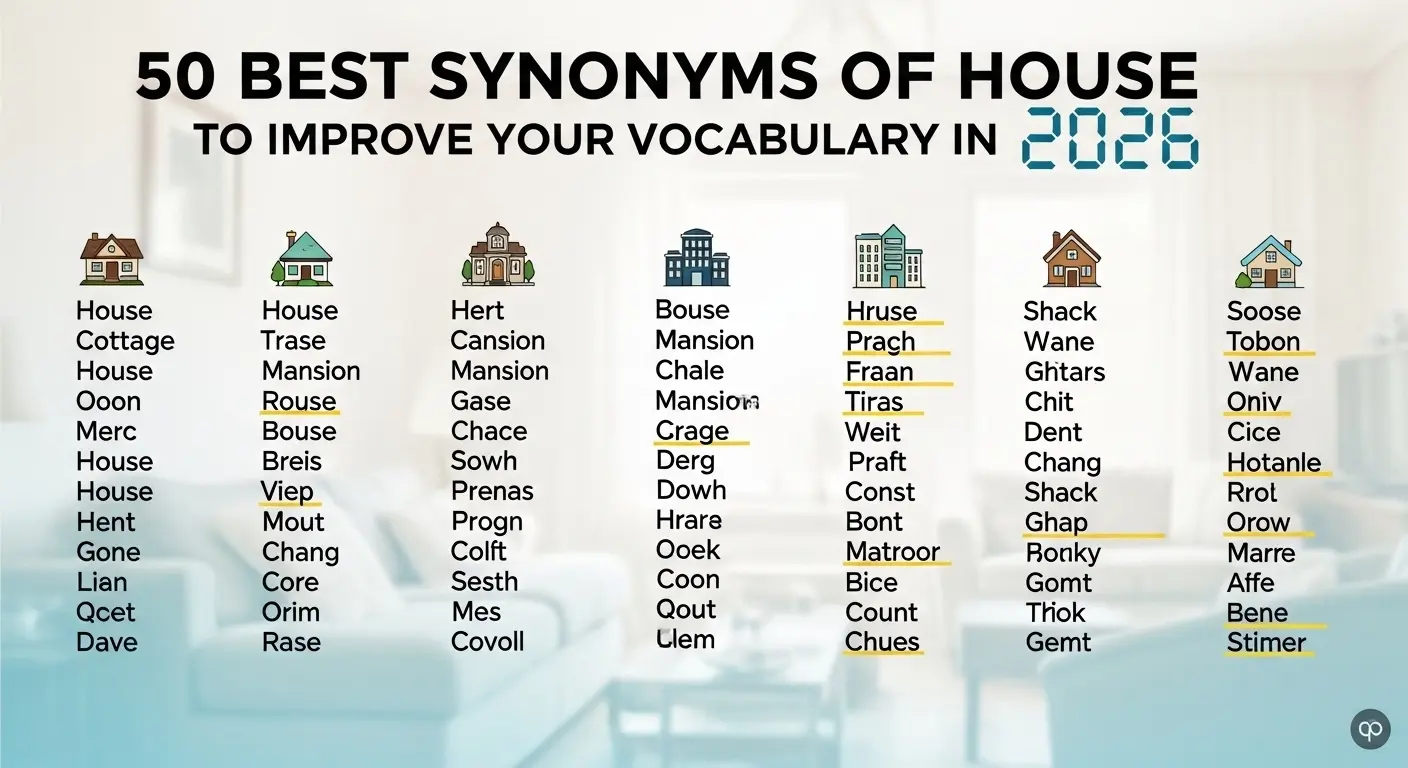synonyms of house