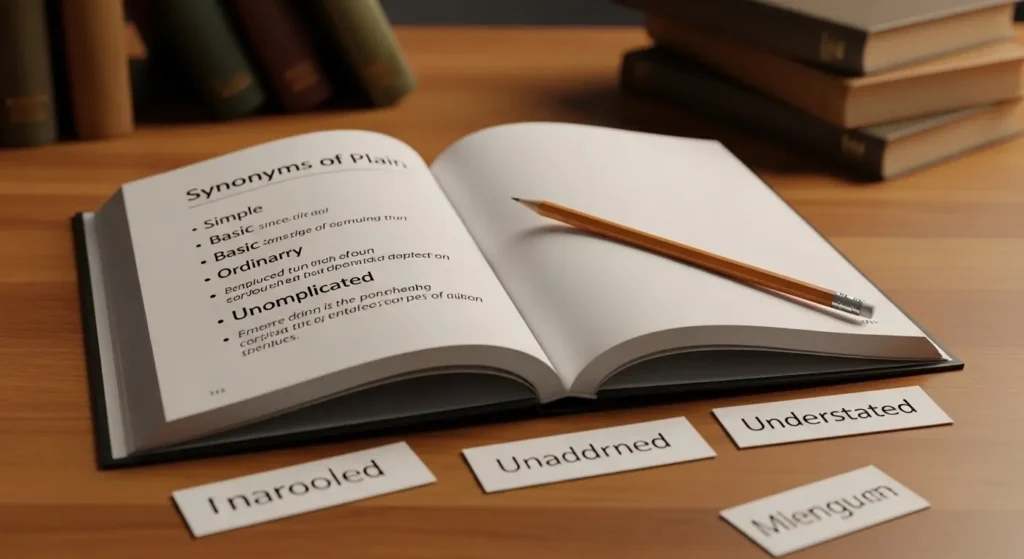 synonyms of plain