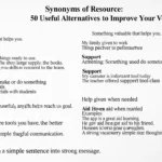 synonyms of resource