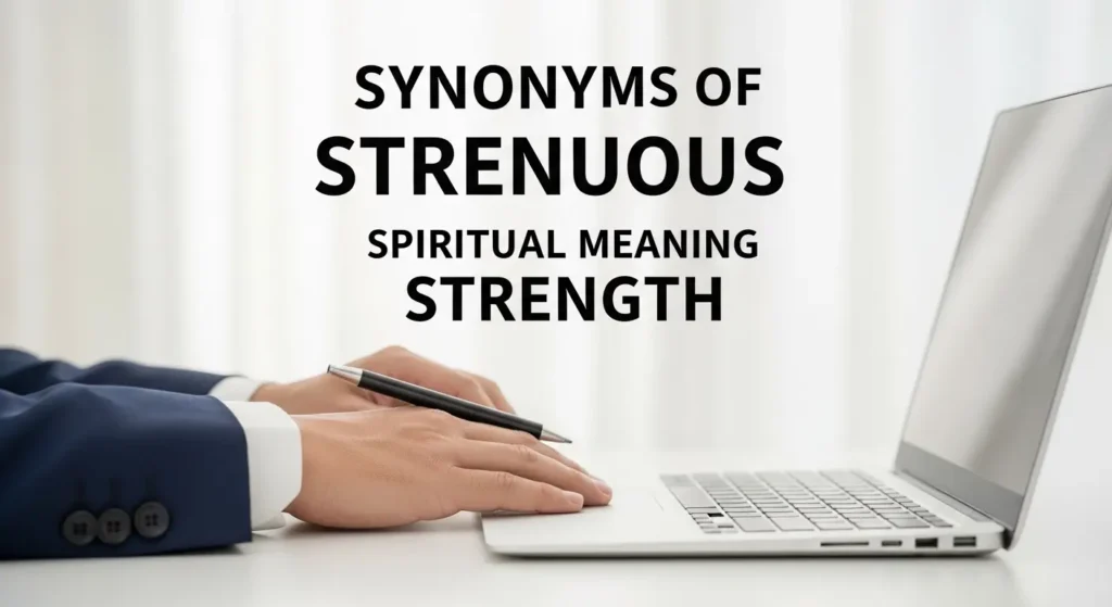 synonyms of strenuous