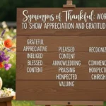 synonyms of thankful