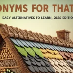 synonyms of thatched