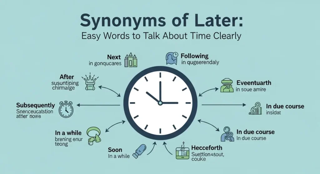 synonyms of later