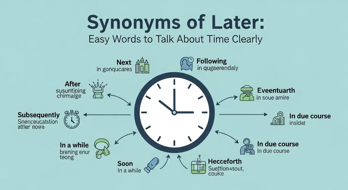 synonyms of later