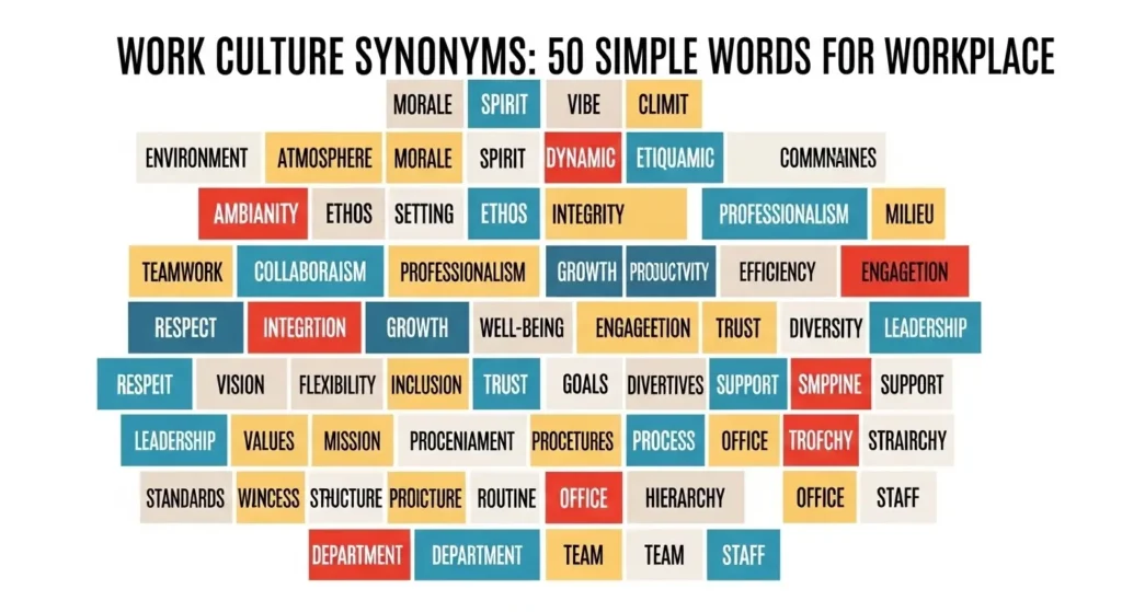 work culture synonyms