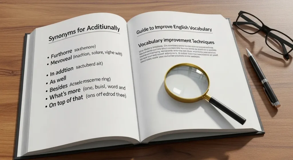 synonyms for additionally