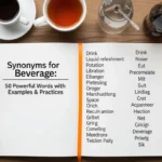 synonyms for beverage