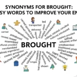 synonyms for brought