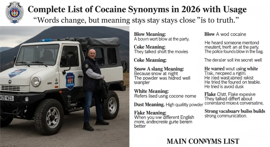 synonyms for cocaine