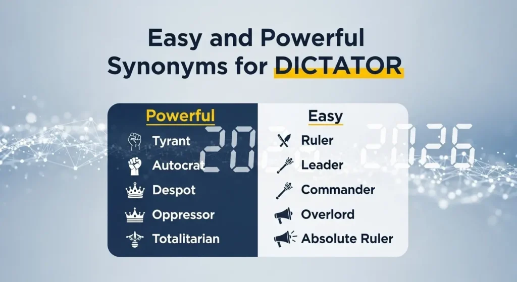 synonyms for dictator
