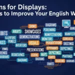 synonyms for displays