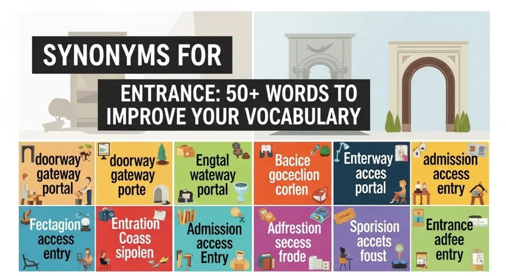 synonyms for entrance