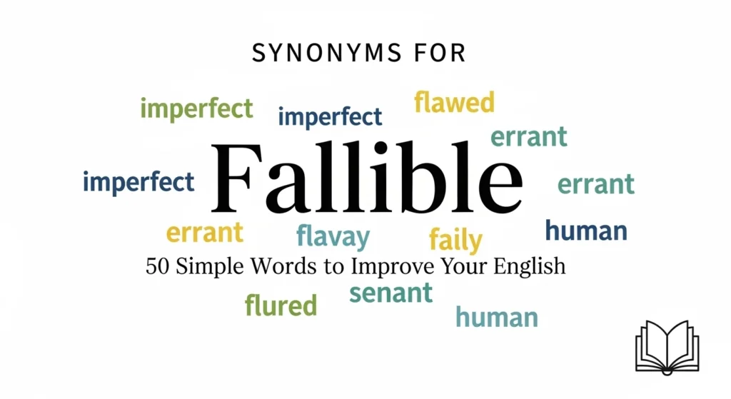 synonyms for fallible