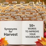 synonyms for harvest