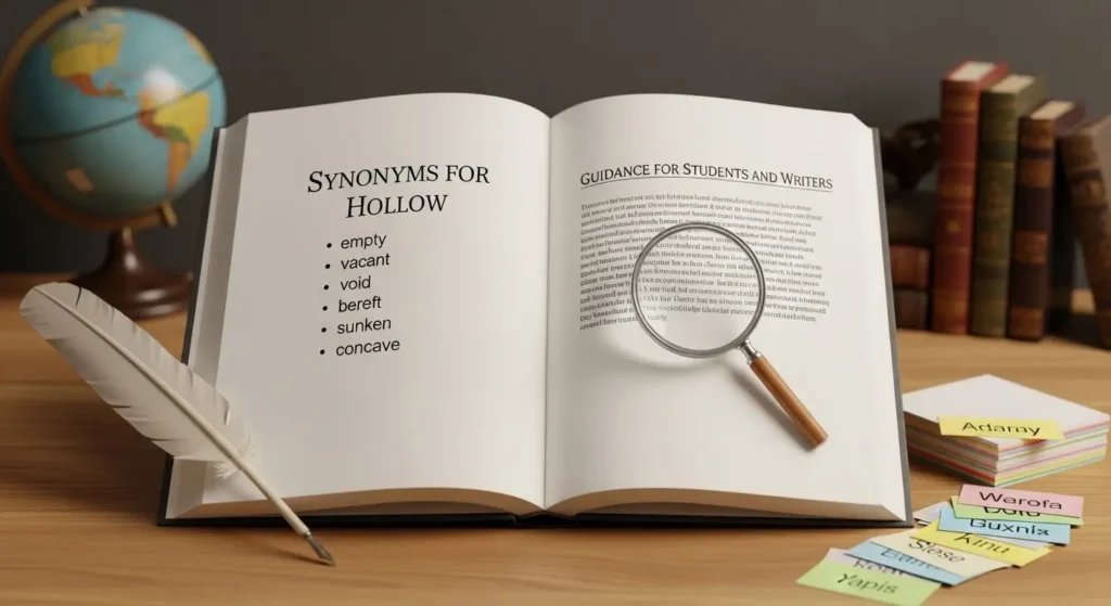 synonyms for hollow