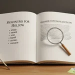 synonyms for hollow